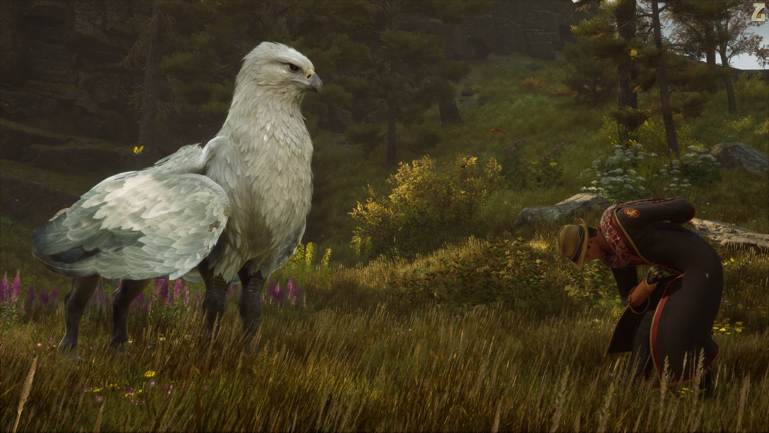 A world of magic and wonder in the Hippogriff Gallery of Hogwarts Legacy
