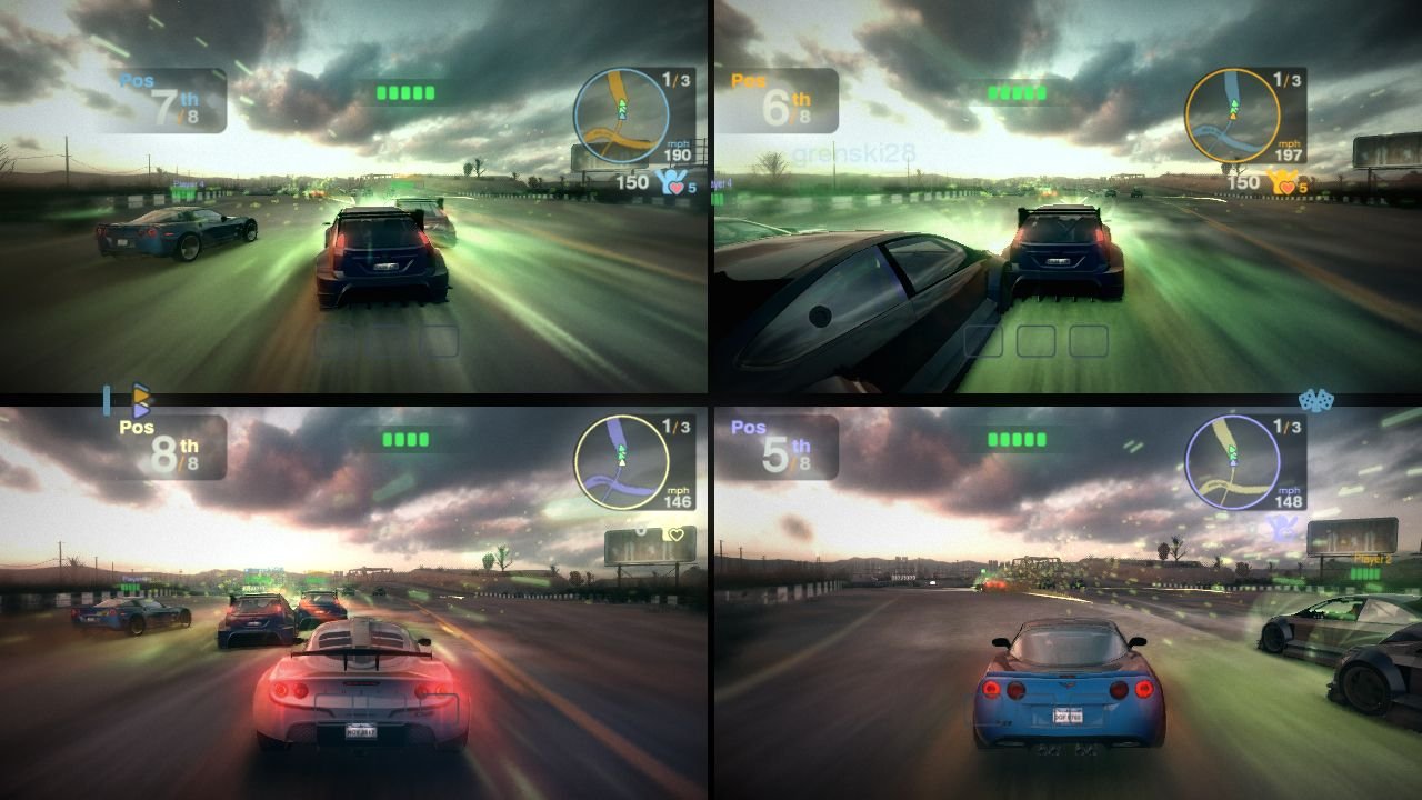Игры гонки на двоих на одном пк. Blur игра Xbox 360. Гонки Split Screen Xbox 360. Игры на Xbox 360 Split Screen. Blur 2 на хбокс 360.
